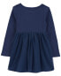 Фото #7 товара Toddler Tulle Long-Sleeve Jersey Dress 2T