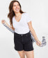 ფოტო #1 პროდუქტის Women's Modal V-Neck T-Shirt, Created for Macy's