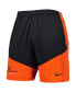 Фото #2 товара Men's Black, Orange Oregon State Beavers Performance Player Shorts