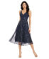 ფოტო #1 პროდუქტის Women's Elisa Embroidered Sequined Dress