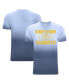 Фото #1 товара Men's and Women's Denver Nuggets Bingham Sun-Fade T-Shirt