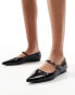 Фото #1 товара River Island pointed ballet flat in black