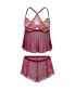 ფოტო #2 პროდუქტის Plus Size Blake Camisole & Shorts Set Lingerie