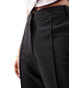 Фото #2 товара ASOS DESIGN Petite tailored high waist cropped trouser in black