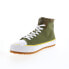 Фото #4 товара Diesel S-Principia Mid Mens Green Canvas Lace Up Lifestyle Sneakers Shoes