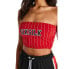 Фото #3 товара Футболка без рукавов SIKSILK с красной пинстрайповой футболкой