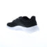 Reebok Lite 4 Mens Black Canvas Lace Up Athletic Running Shoes