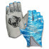 Фото #1 товара Fish Monkey Pro 365 Guide Glove, Exposed Fingers, Blue Water Camo, Large