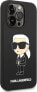 Фото #4 товара Karl Lagerfeld Etui Karl Lagerfeld KLHMP14XSNIKBCK Apple iPhone 14 Pro Max hardcase czarny/black Silicone NFT Ikonik Magsafe