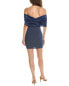 Фото #2 товара Harper Bow Mini Dress Women's Blue L