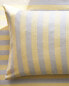 Stripe print pillowcase