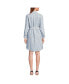 Фото #3 товара Women's Long Sleeve Linen Shirt Dress