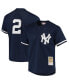 Men's Derek Jeter Navy New York Yankees Cooperstown Collection 1995 Batting Practice Jersey