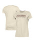 Women's Cream Distressed Cincinnati Bearcats Classic T-shirt