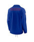 ფოტო #2 პროდუქტის Men's Royal New England Patriots Sideline Coaches Performance Full-Snap Jacket