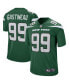 Фото #3 товара Men's Mark Gastineau Gotham Green New York Jets Game Retired Player Jersey