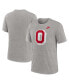 Фото #1 товара Men's Ohio State Buckeyes Blitz Evergreen Legacy Primary Tri-Blend T-Shirt