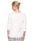 Фото #2 товара Plus Size Long Sleeve Henley Sleep Tee