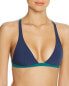 Фото #1 товара Heidi Klum 262894 Women Swim Savannah Sunset Cross Back Bikini Top Size Medium