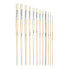 MILAN Polybag 6 Round Chungking Bristle Paintbrushes For Oil Painting Series 512 Nº 4