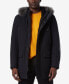Фото #1 товара Men's Dawson Hooded Parka with Faux-Leather & Faux-Fur Trim