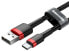 Фото #6 товара SiGN Baseus Cafule - 2 m - USB A - USB C - Black - Red
