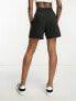 Фото #3 товара Native Youth linen elasticated waist shorts co-ord in black
