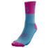 Фото #1 товара OTSO Multi-sport Medium Cut Light Blue/Fluo Pink socks