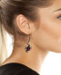 ფოტო #4 პროდუქტის Faux Stone Spider Web Mismatch Dangle Earrings