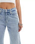 Calvin Klein Jeans high rise loose jeans in light wash