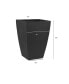 Фото #2 товара MSQT23BK Modern Planter Tall Square Black, 16in x 23in