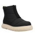 Фото #2 товара TOMS Mallow Puffer Black Repreve Matte Woven Pull On Womens Black Casual Boots