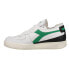 Фото #3 товара Diadora Mi Basket Row Cut Lace Up Mens White Sneakers Casual Shoes 176282-C8712