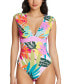 Фото #2 товара Bleu Rod Beattie 306638 Wild at Heart Cap Sleeve Mio One-Piece Swimsuit US 6