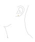 ფოტო #3 პროდუქტის Tiny BFF Animal Puppy Kitten Pet Dog Lover Cat Paw Print Cartilage Ear Lobe Piercing 1 Piece Stud Earring 14K Yellow Gold Safety Clutch Screw back