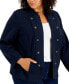 Фото #6 товара Plus Size Military Band Jacket