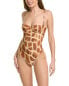 Фото #1 товара Weworewhat Balconette One-Piece Women's Brown M