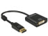Delock 62601 - 0.2 m - DisplayPort - DVI-I - Male - Female - Gold