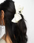 True Decadence bow hair claw in cream