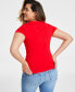 Фото #2 товара Women’s Ribbed T-Shirt, XXS-4X, Created for Macy’s