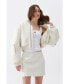 ფოტო #7 პროდუქტის Women's Faux Leather Mini Skirt