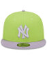 ფოტო #5 პროდუქტის Men's Neon Green, Purple New York Yankees Spring Basic Two-Tone 9FIFTY Snapback Hat