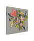 Jennifer Goldberger Blush & Paynes Bouquet I Canvas Art - 20" x 25"