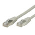 Фото #1 товара ROLINE S/FTP (PiMF) Patch Cord - Cat.6 - grey 3 m - 3 m - Cat6 - S/FTP (S-STP) - RJ-45 - RJ-45