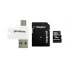 Фото #2 товара Goodram M1A4 All in One memory card microSD 32GB 100MB/s class 10 + adapter + reader OTG