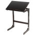 Фото #1 товара Adjustable TV Tray C-Shape Sofa Couch End Table Laptop Desk W/Tilting Top Bamboo