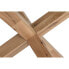Фото #2 товара Вспомогательный столик Home ESPRIT Каленое стекло древесина дуба 60 x 60 x 42 cm