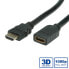 Фото #3 товара VALUE HDMI High Speed Cable + Ethernet - M/F 2 m - 2 m - HDMI Type A (Standard) - HDMI Type A (Standard) - Black