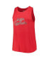 ფოტო #3 პროდუქტის Women's Red St. Louis Cardinals Plus Size Tank Top