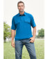 Big & Tall Jersey Double Pocket Banded Bottom Polo